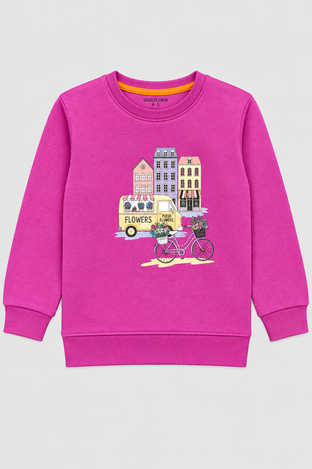Girls Flower Street Sweatshirt