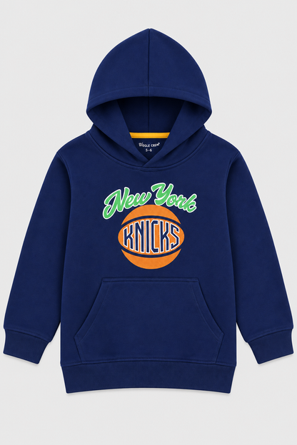 Boys navy fleece hoodie