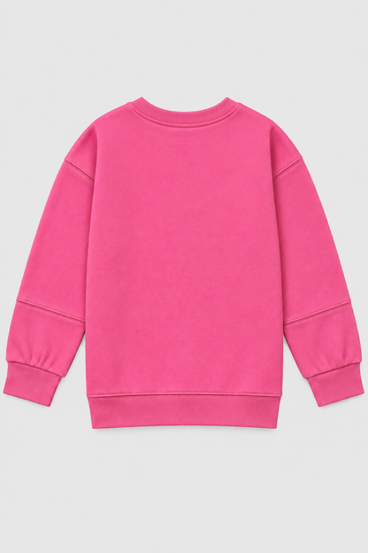 Girl floral sweatshirt