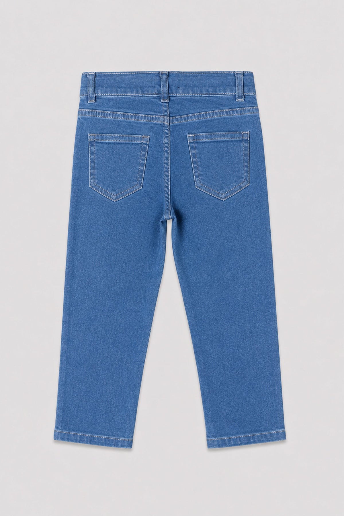 Girls embroidered denim pant