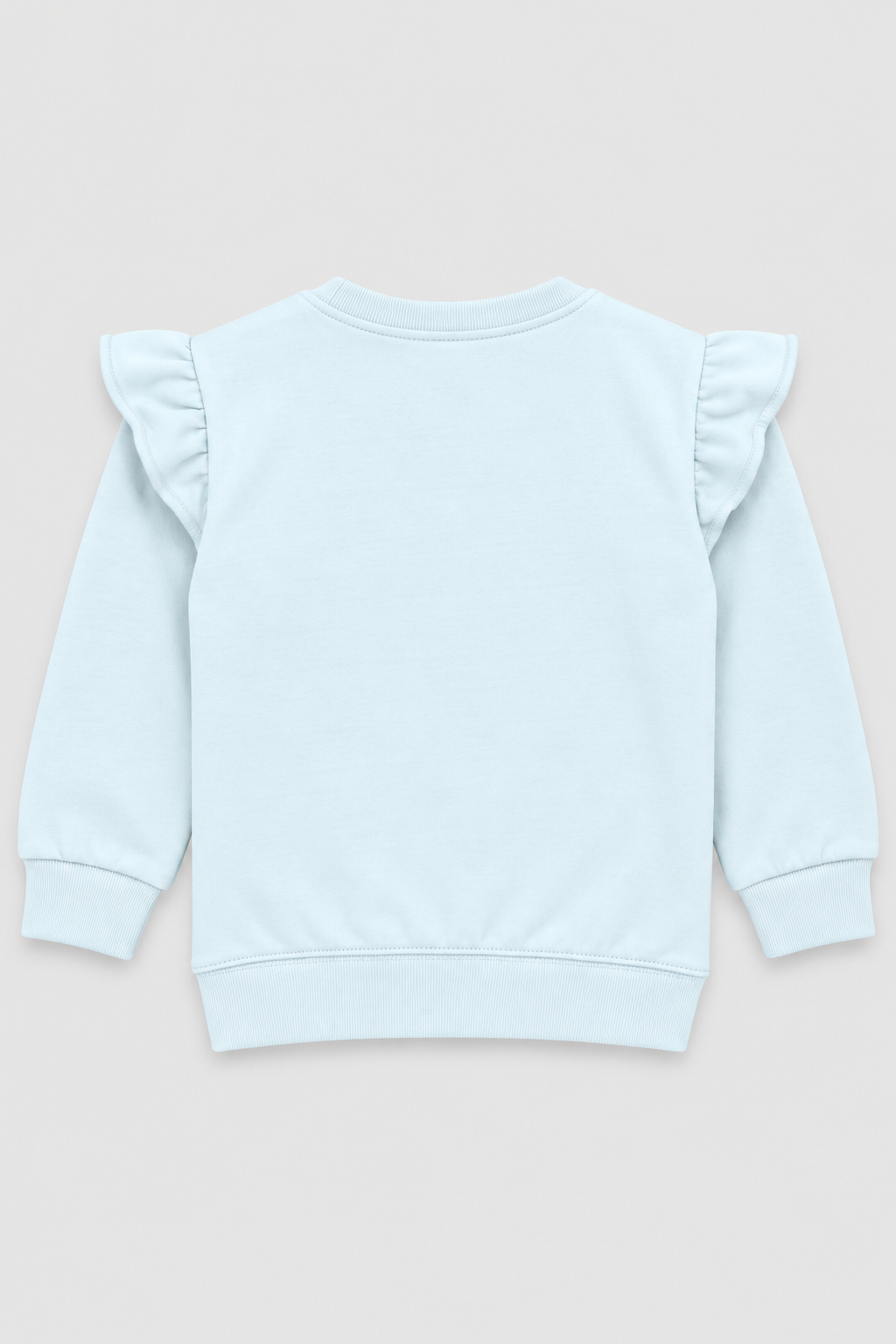 Girls fleece printed sweatshirt