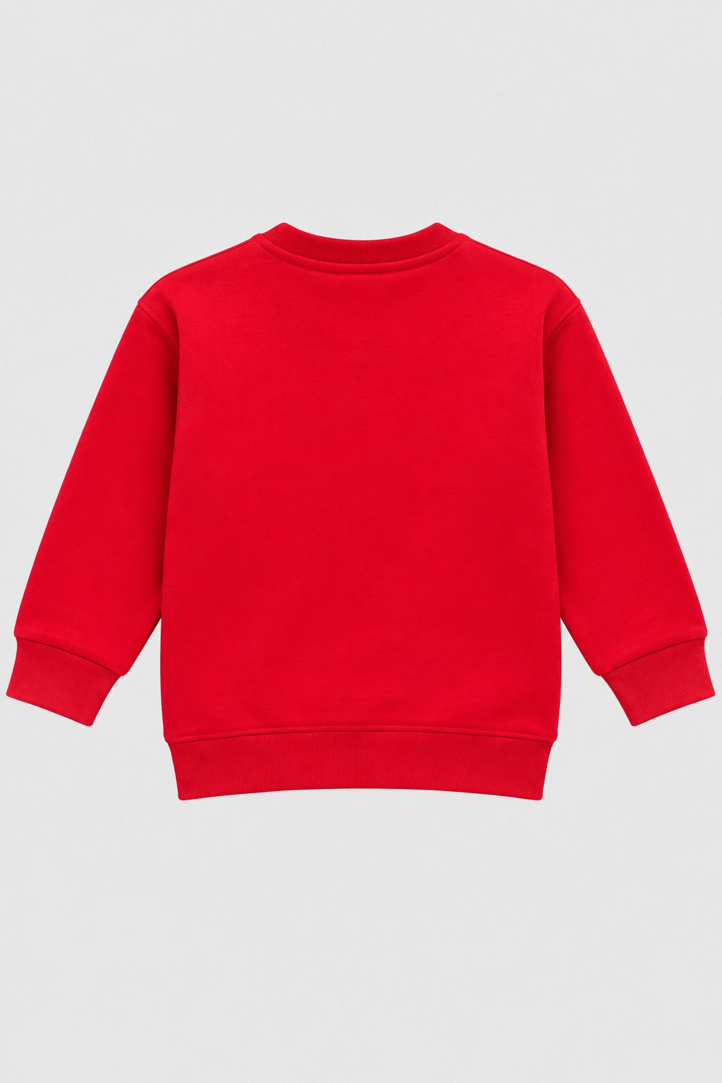 Girl red fleece sweatshirt