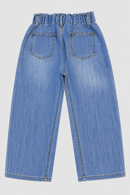 Girls embroidered denim pant 03