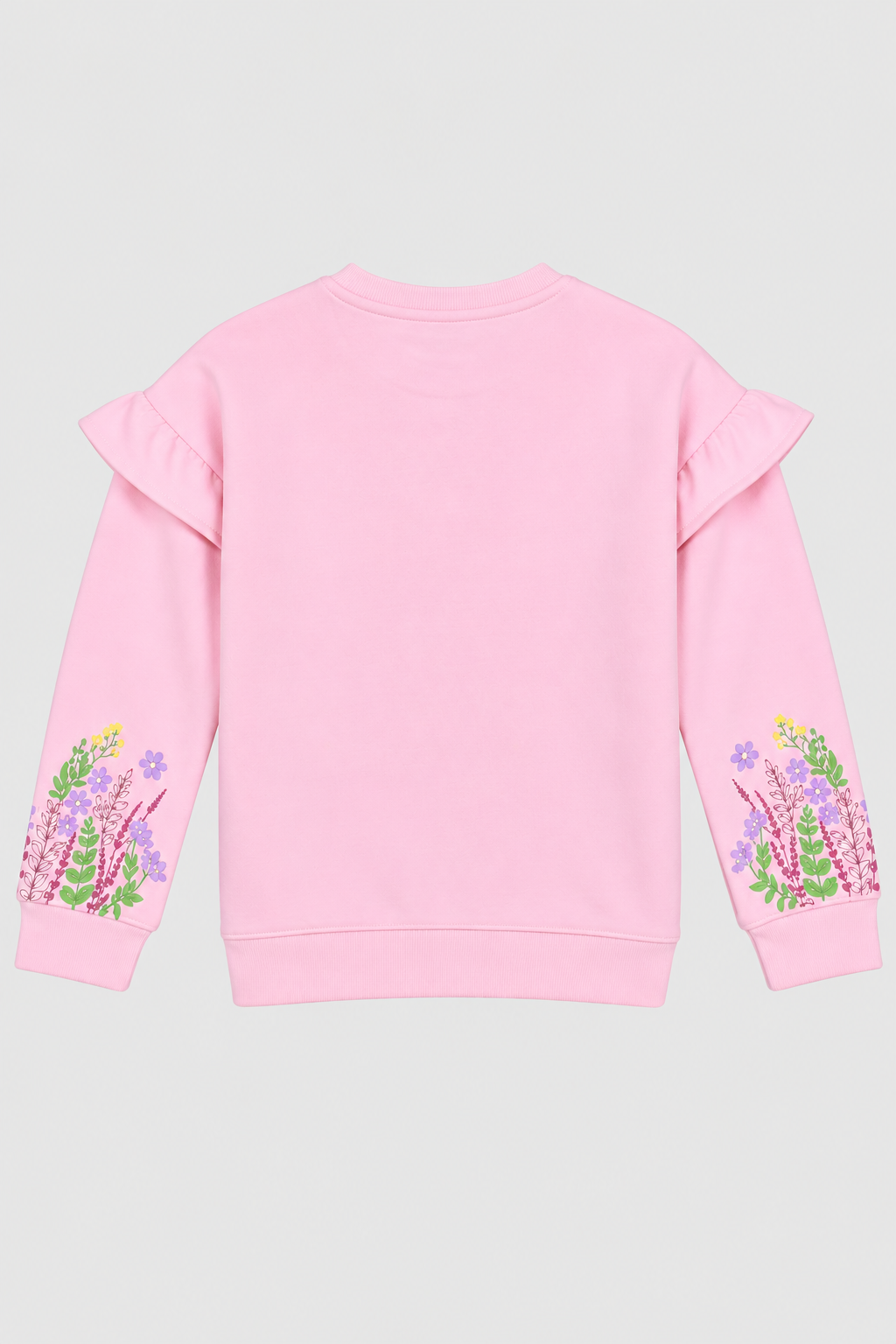 Girls pink fleece sweatshirt