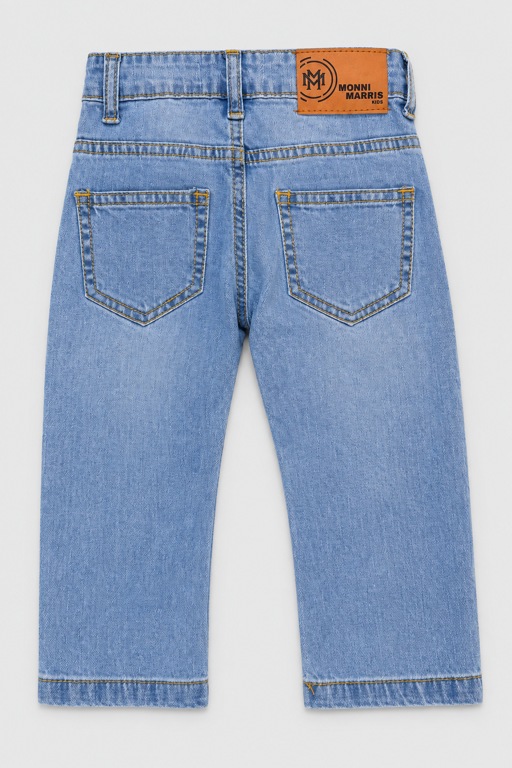 Girls embroidered denim pant 04