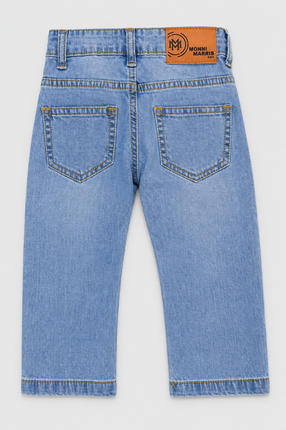Girls embroidered denim pant 04