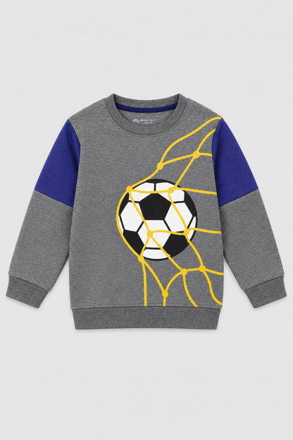 Boys Football printed Sweatshirt